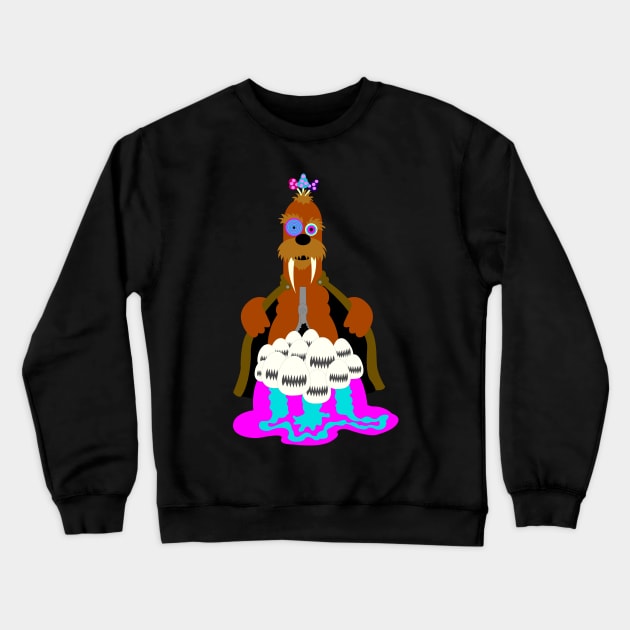 Walrus and Eggmen Crewneck Sweatshirt by dflynndesigns